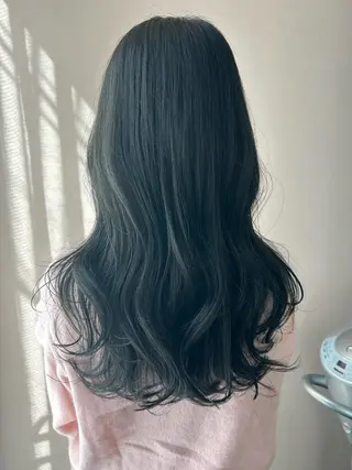 ロング カラー hub hair レイヤー/透明感のヘアスタイル