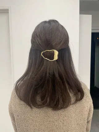 ミディアム カラー 愛結 暖色カラー🎀🩰のヘアスタイル