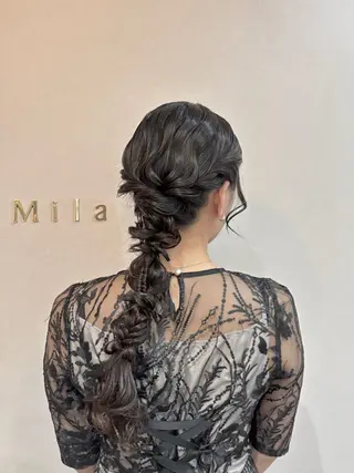 ヘアアレンジ Mila hinaのヘアスタイル
