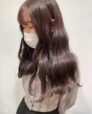 ロング カラー パーマ 髪質改善ストレート✨ パーマヘア✨YUKIのヘアスタイル