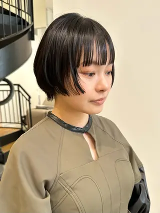 ショート sea by luvismけやき通り2号店所属・ボブ/ショート/ 縮毛矯正/岸本恭明のヘアスタイル
