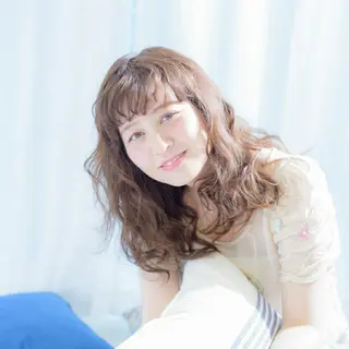 セミロング ロング カラー パーマ ショート ミディアム Memoriese 表参道のヘアスタイル