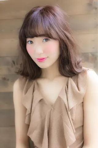 ミディアム カラー 【垢抜け大人髪】 TIARA西山のヘアスタイル