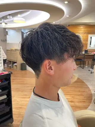 パーマ メンズ miwa/ボブパーマ /モードボブのヘアスタイル