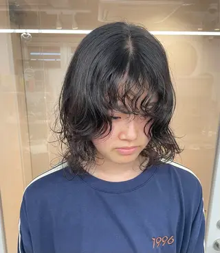 ミディアム パーマ miwa/ボブパーマ /モードボブのヘアスタイル