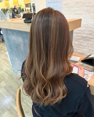 ロング 田中 美優のヘアスタイル