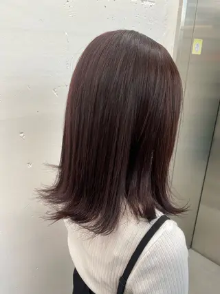 ミディアム カラー 🐶ひかる🐶 JILLSTUDIOのヘアスタイル