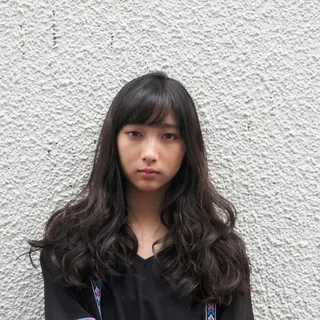 カラー ロング 髪質改善/レイヤー ストウシンゴのヘアスタイル