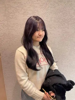 カラー 竹田 真梨子のヘアスタイル