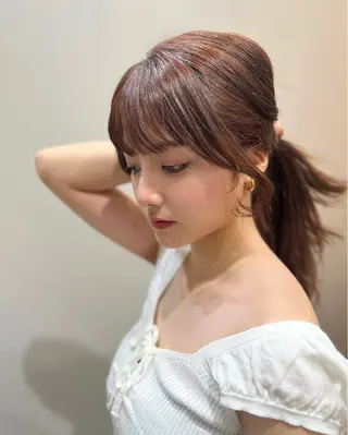 セミロング カラー 顔まわり職人🇰🇷 韓国ヘア/KAITOのヘアスタイル