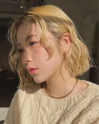 カラー 🧣misaki 透明感カラー🧣のヘアスタイル