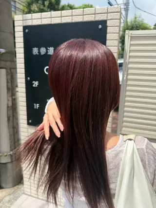 セミロング カラー ✨️トリートメント✨ /✨透明感✨/ゆうのヘアスタイル