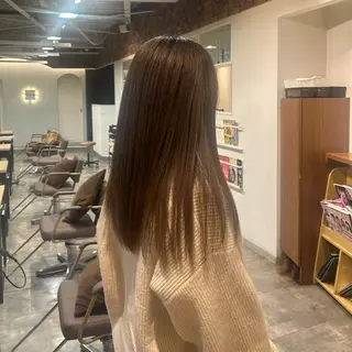 ロング カラー 永田 幸花のヘアスタイル