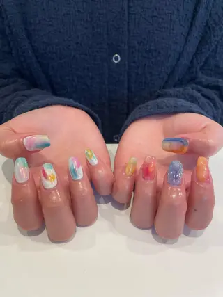 ネイル 束感まつ毛/ネイル/ LED♥KIRARAのマツエク・マツパデザイン