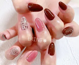 ネイル tRING＊ しいの木台のネイルデザイン