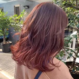 ミディアム カラー ayaka 大宮のヘアスタイル