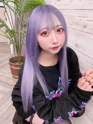 ロング カラー 北沢 隆のヘアスタイル
