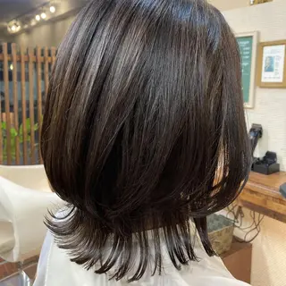 ミディアム 山下 明士のヘアスタイル