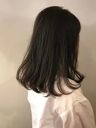 セミロング カラー ショートボブ💗 ヤマネシオリのヘアスタイル