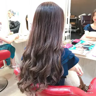 ロング カラー 渋谷宮益坂 omoのヘアスタイル
