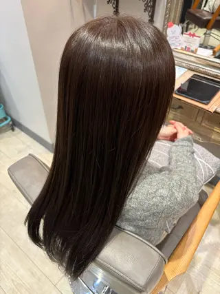 セミロング 🫧Ayumu🫧 透明感カラー/春日のヘアスタイル