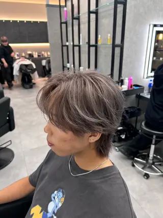 ショート カラー パーマ メンズ メンズ特化 👑YUTAのヘアスタイル