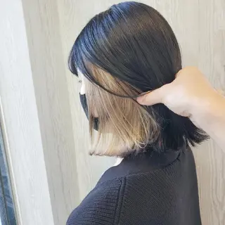 ショート カラー レイヤーカット/ ウルフカット/大橋 のヘアスタイル