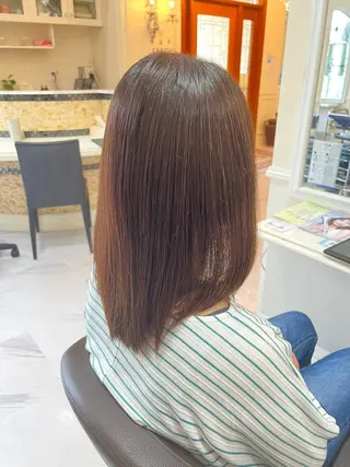 ミディアム 緒方 大輝のヘアスタイル