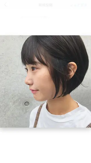 ショート カラー THE DAY所属・AKI HASHIMOTOのヘアスタイル