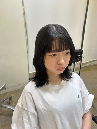 ミディアム カラー ナチュラル大人っぽい スタイル　MAORIのヘアスタイル