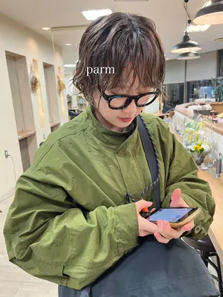 ショート パーマ 初めてのショート お任せください✂️のヘアスタイル