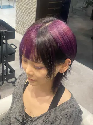 カラー ハイトーン/髪質改善 /韓国SUZUKAのヘアスタイル