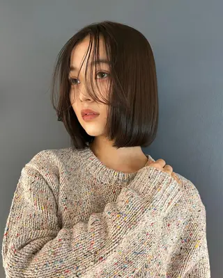 ミディアム カラー ヘアアレンジ メンズ キッズ デザインカラー 原宿/キシタのヘアスタイル