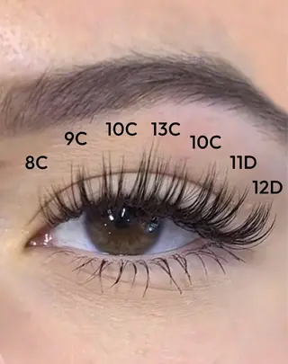 マツエク・マツパ AILEEN *のマツエク・マツパデザイン