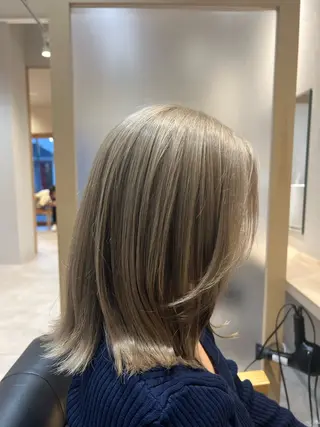 ミディアム 江頭 暁のヘアスタイル