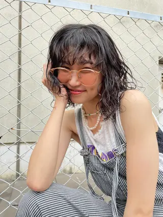 ミディアム パーマ 🩵ANELA東口 齋藤琴音💚のマツエク・マツパデザイン