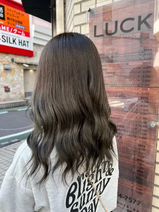 セミロング カラー 🌞レイヤー×カラー 前川那津美🌞のヘアスタイル