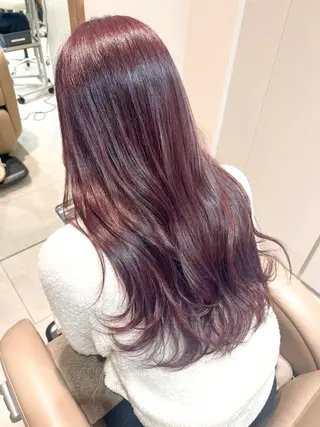 ロング カラー 酸性ストレート/ブリ ーチなし/中村 匠のヘアスタイル