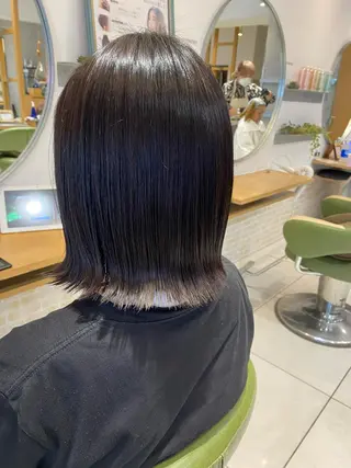 ミディアム ふじ ここなのヘアスタイル