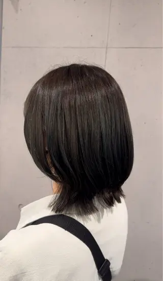 ショート 透明感|ストレート| クロスパーマ|はるかのヘアスタイル