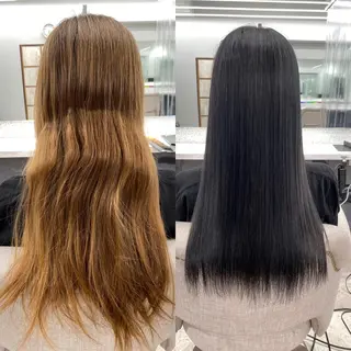 ロング カラー パーマ ヘアアレンジ メンズ キッズ ネイル マツエク・マツパ 京都レイヤーカット/ 縮毛矯正/羽柴りくのヘアスタイル