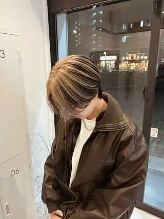 ショート 【benji】 rena satouのヘアスタイル