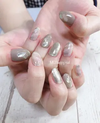 ネイル 北浦和 自爪育成ケアのネイルデザイン