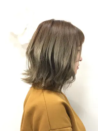 ミディアム カラー CesLions大井町店(セリオンオオイマチテン)所属・【セリオン大井町店】 SUZUKIのヘアスタイル