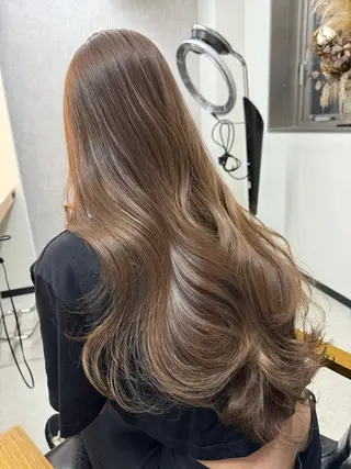 ロング カラー ALEAP owl 平野 宏樹のヘアスタイル