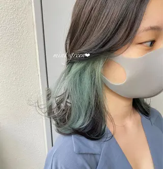 ミディアム カラー ヘアアレンジ Rene'所属・当日予約⭕️ JUNYAのヘアスタイル