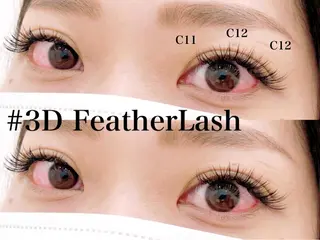 セミロング カラー ネイル マツエク・マツパ Cupidトップ アイリスト石川のマツエク・マツパデザイン