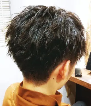 メンズ パーマ 大人の艶髪✂️ 矢崎美紀のヘアスタイル