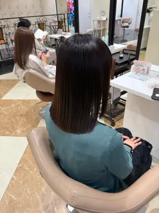 セミロング 髪質改善カラー/店長 宮内秀峰のヘアスタイル