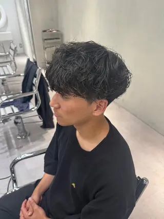 パーマ メンズ ブリーチ/パーマ特化 片平和寿のヘアスタイル